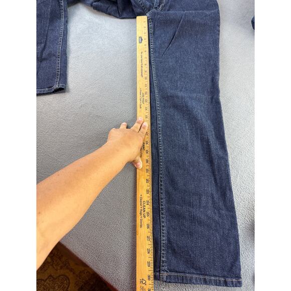 J. Jill JEAN LOT of 2 Women's Size 6‎ Blue Dark Wash Denim Slim Leg & Skinny - Picture 10 of 11